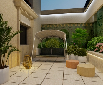 Modern Courtyard/landscape-ID:723390102