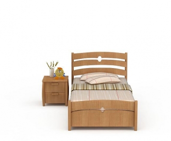 Modern Single Bed-ID:353462934
