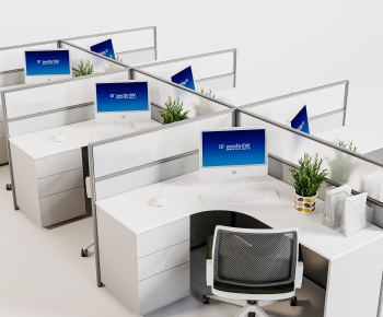 Modern Office Desk And Chair-ID:798100958