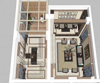 Modern A Bird's-eye View Of Home Decoration-ID:304970034