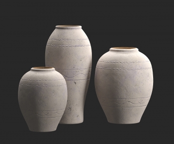 Wabi-sabi Style Clay Pot-ID:829869993