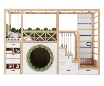 Modern Bunk Bed-ID:784908061