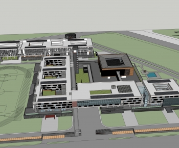 Modern Architectural Bird's-eye View Planning-ID:270123969