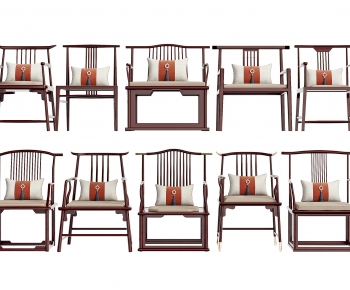 New Chinese Style Lounge Chair-ID:744417916