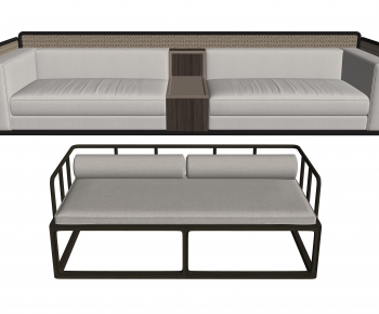 New Chinese Style A Sofa For Two-ID:222990046
