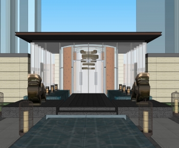 Japanese Style Courtyard/landscape-ID:890333897