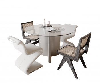 Modern Dining Table And Chairs-ID:762146003