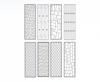 Modern Metal Screen Partition-ID:799889618