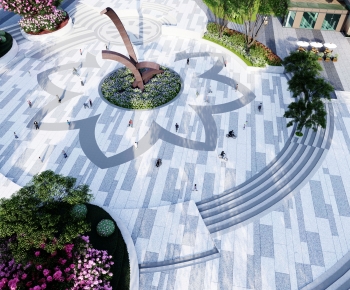 Modern Park Landscape-ID:183770736