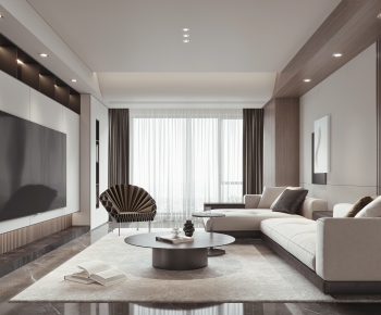 Modern A Living Room-ID:874480015