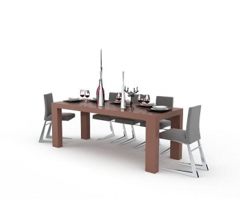 Modern Dining Table And Chairs-ID:338578949