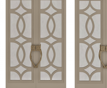 Simple European Style Double Door-ID:526781085