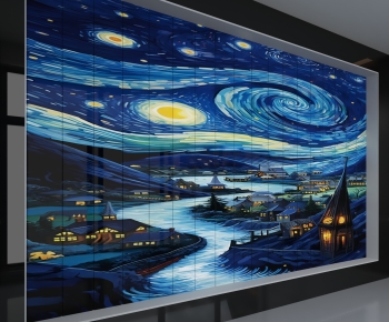 Modern TV Wall-ID:250122072