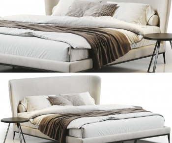 Modern Double Bed-ID:793920994