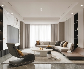 Modern A Living Room-ID:881778001