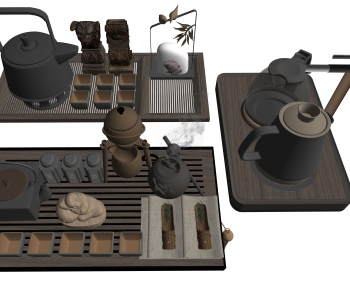 New Chinese Style Tea Set-ID:874716048