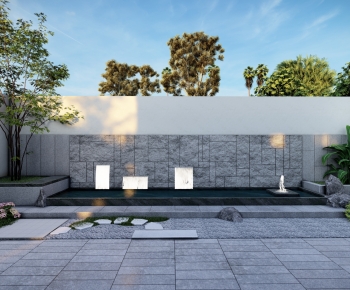 Modern Rockery Waterscape-ID:939488899