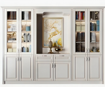 Simple European Style Bookcase-ID:829372889