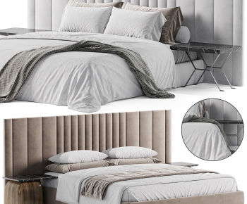 Modern Double Bed-ID:783469926