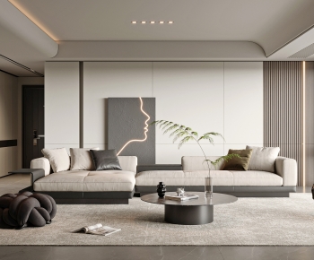 Modern A Living Room-ID:403687958