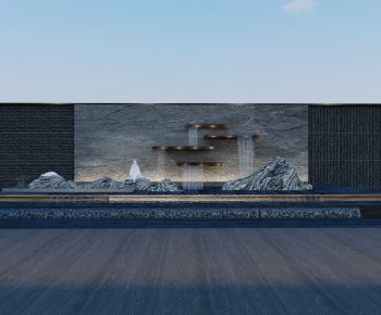 New Chinese Style Landscape Wall-ID:931961062