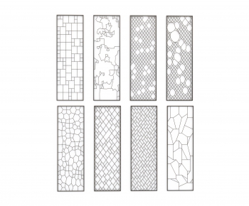 Modern Metal Screen Partition-ID:684228904