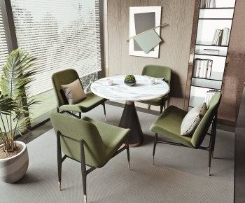 Modern Dining Table And Chairs-ID:367855074