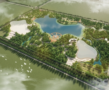 Modern Park Landscape-ID:253154043