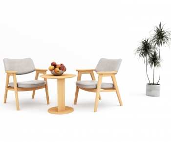 Nordic Style Leisure Table And Chair-ID:817049988