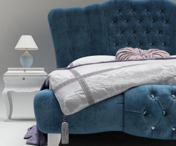 European Style Double Bed-ID:893359903