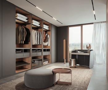 Modern Clothes Storage Area-ID:775885115
