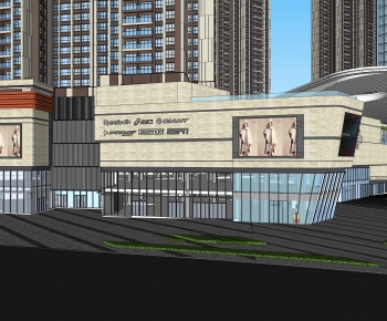 Modern Appearance Of Commercial Building-ID:553328995