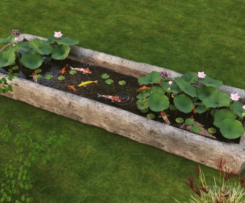 Modern Rockery Waterscape-ID:910065897