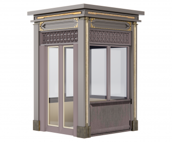 New Chinese Style Security Booth-ID:948393113