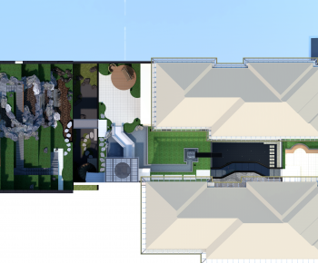 New Chinese Style Courtyard/landscape-ID:184062008