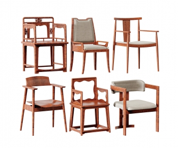New Chinese Style Single Chair-ID:542903906