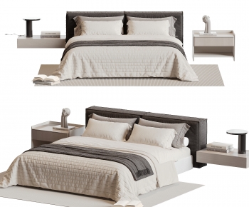 Modern Double Bed-ID:374274971