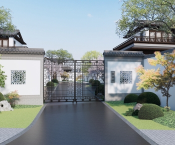 New Chinese Style Gate-ID:552834031