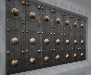 New Chinese Style TV Wall-ID:579474937