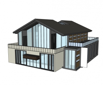 New Chinese Style Architecture Of Artistic Style-ID:839611059