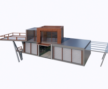 Modern Architecture Of Artistic Style-ID:455236915