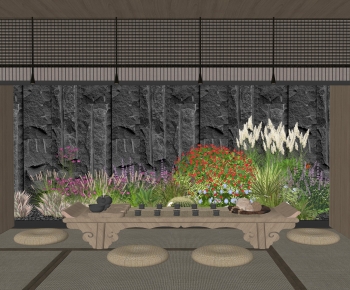 现代庭院景观植物小品-ID:465459113