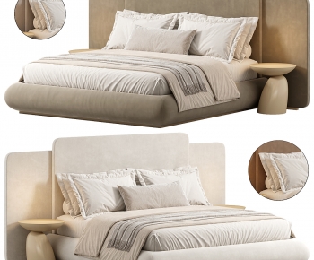 Modern Double Bed-ID:281751264