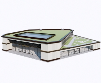 Modern Architecture Of Artistic Style-ID:683564905