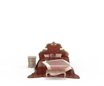 European Style Double Bed-ID:142869947