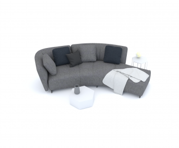 Modern Curved Sofa-ID:728540905
