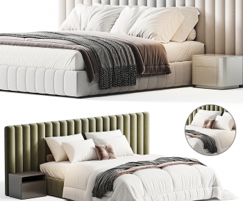 Modern Double Bed-ID:997724062