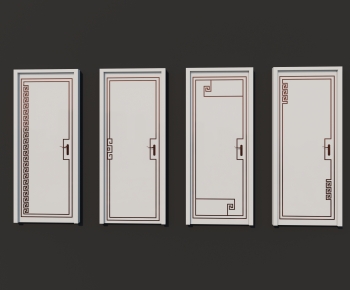 New Chinese Style Single Door-ID:342741025