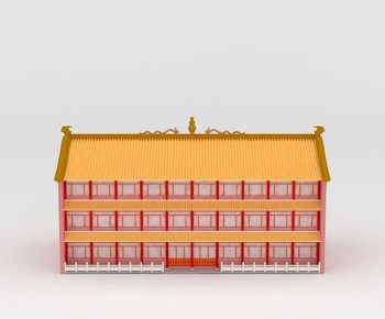 New Chinese Style Appearance Of Commercial Building-ID:505409222