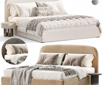 Modern Double Bed-ID:138557911